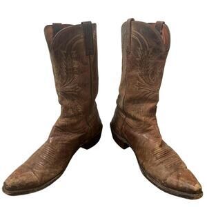 Lucchese 1883 Men’s Cowboy Boots – Style N154754 – Size 10D – Fair Condition